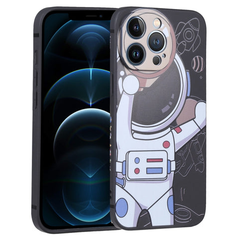 Spaceman Binoculars Phone Case, For iPhone SE 2022 / SE 2020 / 8 / 7, For iPhone 13 Pro Max, For iPhone 13 Pro, For iPhone 13, For iPhone 13 mini, For iPhone 12, For iPhone 12 Pro Max, For iPhone 12 Pro