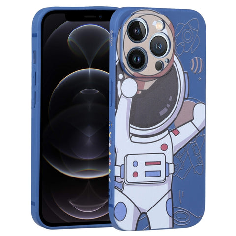Spaceman Binoculars Phone Case, For iPhone SE 2022 / SE 2020 / 8 / 7, For iPhone 13 Pro Max, For iPhone 13 Pro, For iPhone 13, For iPhone 13 mini, For iPhone 12, For iPhone 12 Pro Max, For iPhone 12 Pro