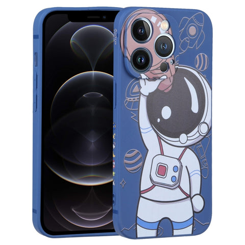 Spaceman Binoculars Phone Case, For iPhone SE 2022 / SE 2020 / 8 / 7, For iPhone 13 Pro Max, For iPhone 13 Pro, For iPhone 13, For iPhone 13 mini, For iPhone 12, For iPhone 12 Pro Max, For iPhone 12 Pro