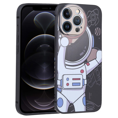 Spaceman Binoculars Phone Case, For iPhone SE 2022 / SE 2020 / 8 / 7, For iPhone 13 Pro Max, For iPhone 13 Pro, For iPhone 13, For iPhone 13 mini, For iPhone 12, For iPhone 12 Pro Max, For iPhone 12 Pro