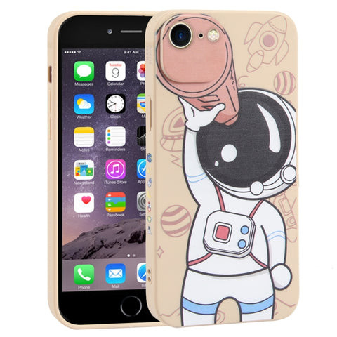 Spaceman Binoculars Phone Case, For iPhone SE 2022 / SE 2020 / 8 / 7, For iPhone 13 Pro Max, For iPhone 13 Pro, For iPhone 13, For iPhone 13 mini, For iPhone 12, For iPhone 12 Pro Max, For iPhone 12 Pro
