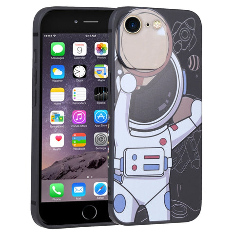 Spaceman Binoculars Phone Case, For iPhone SE 2022 / SE 2020 / 8 / 7, For iPhone 13 Pro Max, For iPhone 13 Pro, For iPhone 13, For iPhone 13 mini, For iPhone 12, For iPhone 12 Pro Max, For iPhone 12 Pro