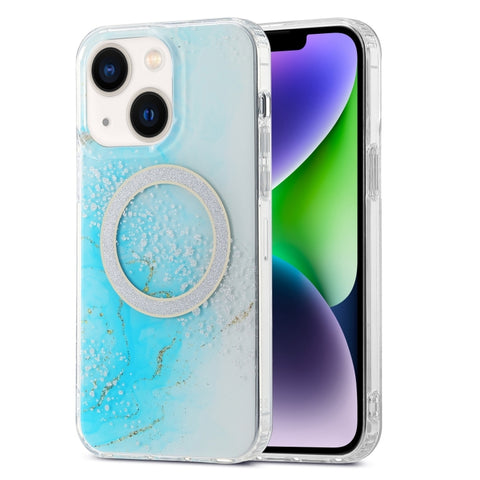 Dual-side IMD Marble Magsafe Phone Case, For iPhone 15 Pro Max, For iPhone 14, For iPhone 14 Pro, For iPhone 15 Pro, For iPhone 15 Plus, For iPhone 14 Pro Max