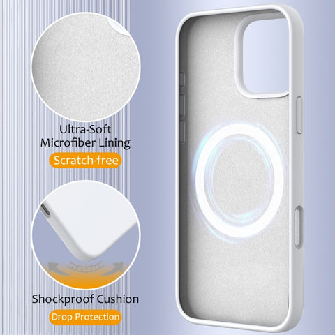 Shockproof Silicone Magsafe Phone Case, For iPhone 16 Pro Max, For iPhone 16 Pro, For iPhone 16 Plus, For iPhone 16, For iPhone 15 Pro Max