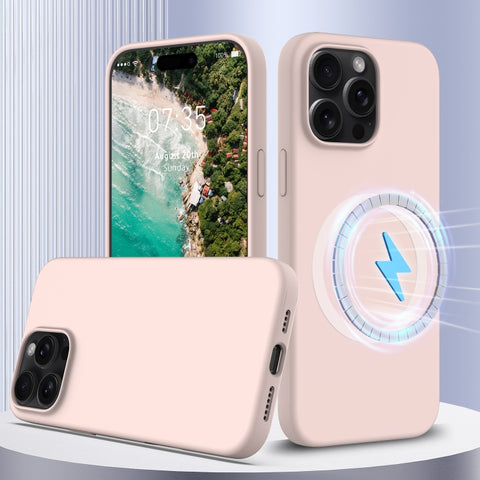 Shockproof Silicone Magsafe Phone Case, For iPhone 16 Pro Max, For iPhone 16 Pro, For iPhone 16 Plus, For iPhone 16, For iPhone 15 Pro Max