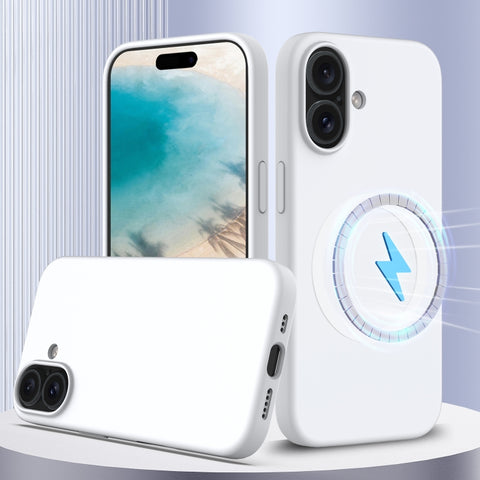 Shockproof Silicone Magsafe Phone Case, For iPhone 16 Pro Max, For iPhone 16 Pro, For iPhone 16 Plus, For iPhone 16, For iPhone 15 Pro Max