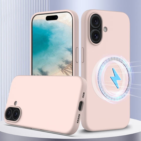 Shockproof Silicone Magsafe Phone Case, For iPhone 16 Pro Max, For iPhone 16 Pro, For iPhone 16 Plus, For iPhone 16, For iPhone 15 Pro Max