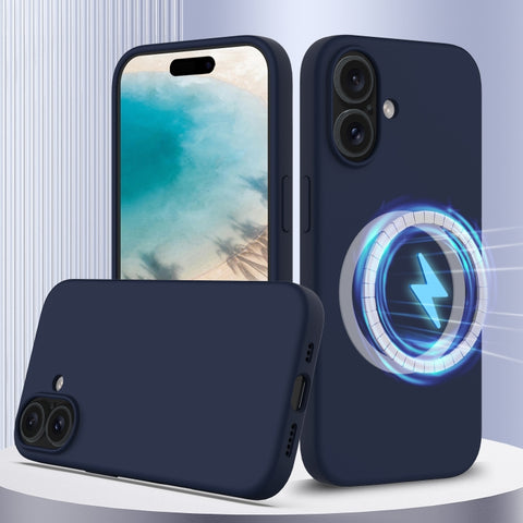 Shockproof Silicone Magsafe Phone Case, For iPhone 16 Pro Max, For iPhone 16 Pro, For iPhone 16 Plus, For iPhone 16, For iPhone 15 Pro Max