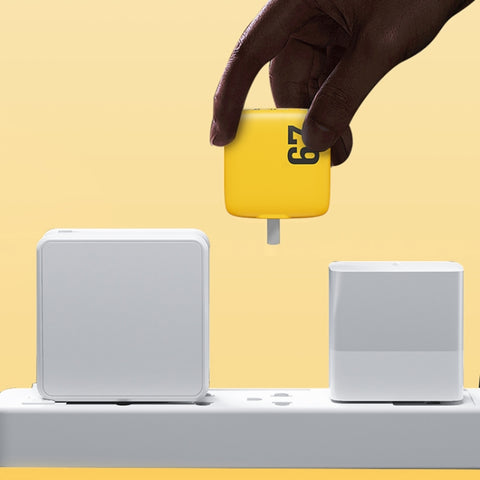 WK WP-U141 67W USB+Double USB-C / Type-C GaN Charger, CN Plug, US Plug, EU Plug, UK Plug