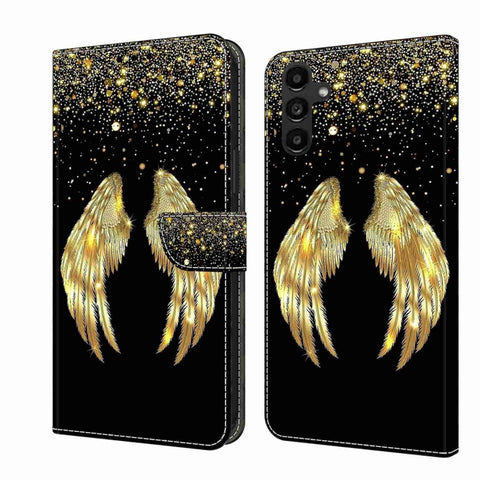 Crystal 3D Shockproof Protective Leather Phone Case, For Samsung Galaxy A14 4G / 5G, For Samsung Galaxy A24