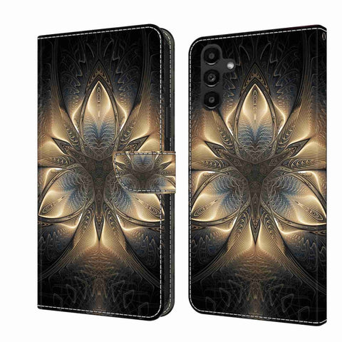 Crystal 3D Shockproof Protective Leather Phone Case, For Samsung Galaxy A14 4G / 5G, For Samsung Galaxy A24