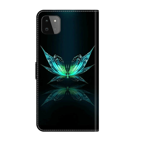 Crystal 3D Shockproof Protective Leather Phone Case, For Samsung Galaxy A22 5G, For Samsung Galaxy S21 FE 5G