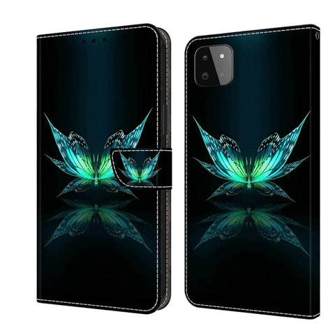 Crystal 3D Shockproof Protective Leather Phone Case, For Samsung Galaxy A22 5G, For Samsung Galaxy S21 FE 5G