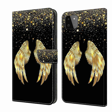 Crystal 3D Shockproof Protective Leather Phone Case, For Samsung Galaxy A22 5G, For Samsung Galaxy S21 FE 5G