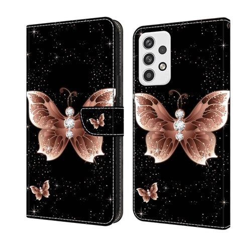 Crystal 3D Shockproof Protective Leather Phone Case, For Samsung Galaxy A23 5G, For Samsung Galaxy S23 FE 5G