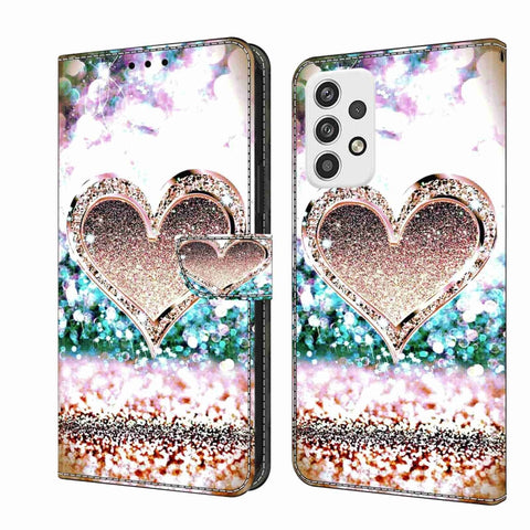 Crystal 3D Shockproof Protective Leather Phone Case, For Samsung Galaxy A23 5G, For Samsung Galaxy S23 FE 5G