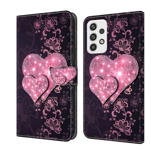 Crystal 3D Shockproof Protective Leather Phone Case, For Samsung Galaxy A23 5G, For Samsung Galaxy S23 FE 5G