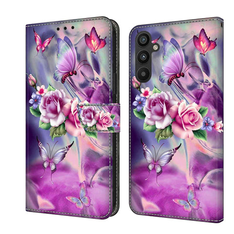 Crystal 3D Shockproof Protective Leather Phone Case, For Samsung Galaxy A34 5G, For Samsung Galaxy A54 5G