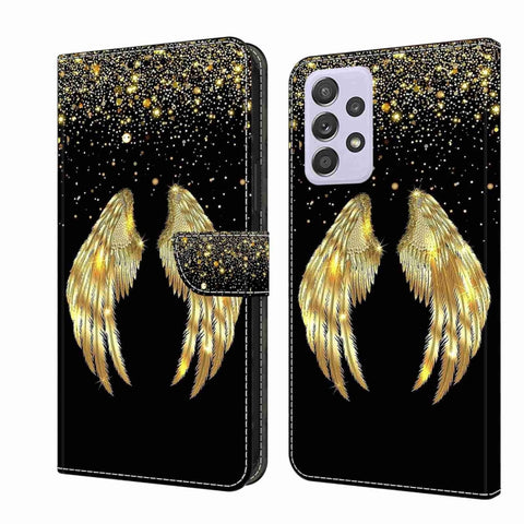 Crystal 3D Shockproof Protective Leather Phone Case, For Samsung Galaxy S22, For Samsung Galaxy A52 / A52s 5G