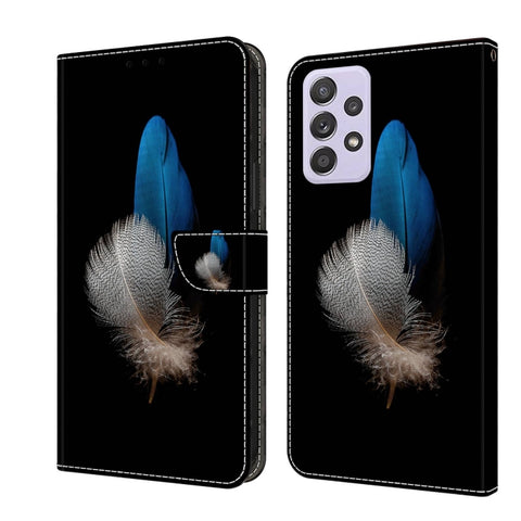 Crystal 3D Shockproof Protective Leather Phone Case, For Samsung Galaxy S22, For Samsung Galaxy A52 / A52s 5G