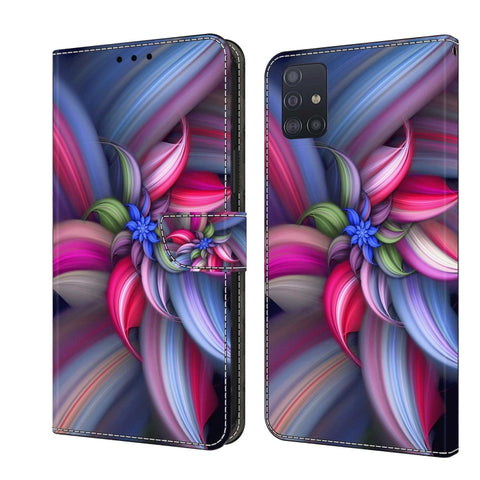 Crystal 3D Shockproof Protective Leather Phone Case, For Samsung Galaxy A21s, For Samsung Galaxy A71 4G
