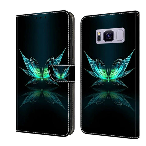 Crystal 3D Shockproof Protective Leather Phone Case, For Samsung Galaxy S9, For Samsung Galaxy S8+
