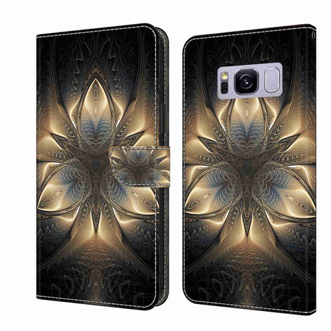 Crystal 3D Shockproof Protective Leather Phone Case, For Samsung Galaxy S9, For Samsung Galaxy S8+