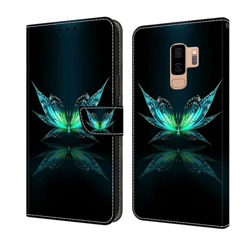Crystal 3D Shockproof Protective Leather Phone Case, For Samsung Galaxy S10, For Samsung Galaxy S9+