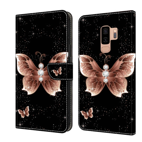 Crystal 3D Shockproof Protective Leather Phone Case, For Samsung Galaxy S10, For Samsung Galaxy S9+