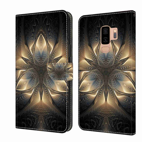 Crystal 3D Shockproof Protective Leather Phone Case, For Samsung Galaxy S10, For Samsung Galaxy S9+