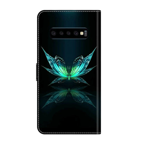 Crystal 3D Shockproof Protective Leather Phone Case, For Samsung Galaxy S10, For Samsung Galaxy S9+
