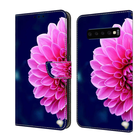 Crystal 3D Shockproof Protective Leather Phone Case, For Samsung Galaxy S10, For Samsung Galaxy S9+