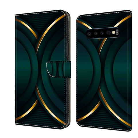Crystal 3D Shockproof Protective Leather Phone Case, For Samsung Galaxy S10, For Samsung Galaxy S9+