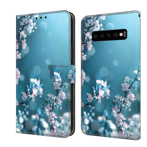 Crystal 3D Shockproof Protective Leather Phone Case, For Samsung Galaxy S10, For Samsung Galaxy S9+