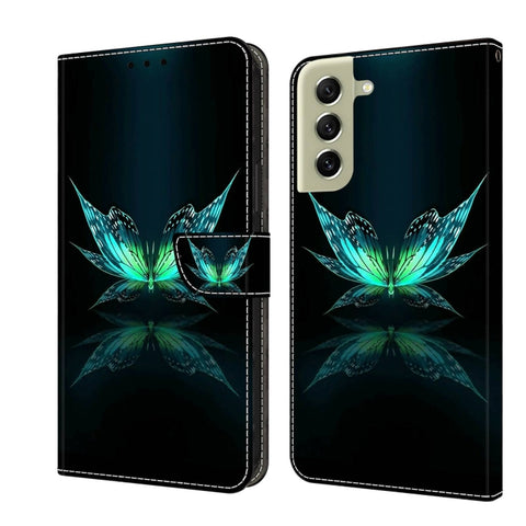 Crystal 3D Shockproof Protective Leather Phone Case, For Samsung Galaxy A22 5G, For Samsung Galaxy S21 FE 5G