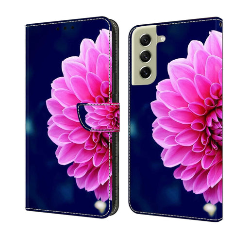 Crystal 3D Shockproof Protective Leather Phone Case, For Samsung Galaxy A22 5G, For Samsung Galaxy S21 FE 5G