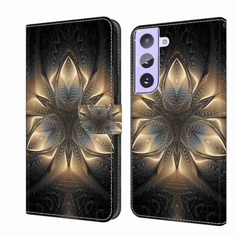 Crystal 3D Shockproof Protective Leather Phone Case, For Samsung Galaxy S21+, For Samsung Galaxy S21 Ultra