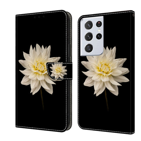 Crystal 3D Shockproof Protective Leather Phone Case, For Samsung Galaxy S21+, For Samsung Galaxy S21 Ultra
