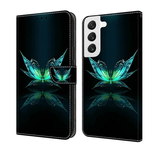 Crystal 3D Shockproof Protective Leather Phone Case, For Samsung Galaxy S22, For Samsung Galaxy A52 / A52s 5G