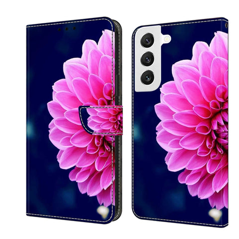 Crystal 3D Shockproof Protective Leather Phone Case, For Samsung Galaxy S22, For Samsung Galaxy A52 / A52s 5G