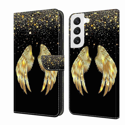 Crystal 3D Shockproof Protective Leather Phone Case, For Samsung Galaxy S22, For Samsung Galaxy A52 / A52s 5G