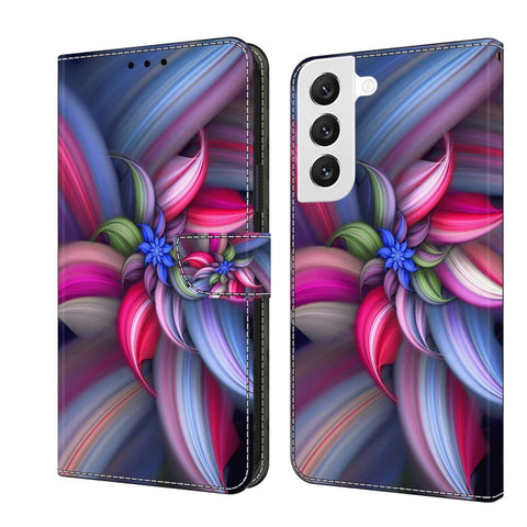 Crystal 3D Shockproof Protective Leather Phone Case, For Samsung Galaxy S22, For Samsung Galaxy A52 / A52s 5G