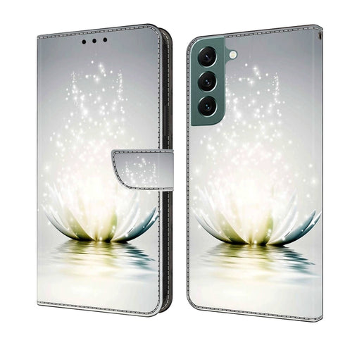 Crystal 3D Shockproof Protective Leather Phone Case, For Samsung Galaxy S22 Ultra, For Samsung Galaxy S22+