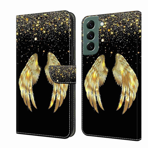 Crystal 3D Shockproof Protective Leather Phone Case, For Samsung Galaxy S22 Ultra, For Samsung Galaxy S22+