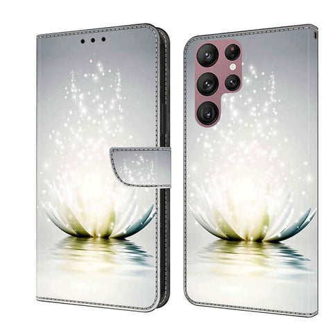 Crystal 3D Shockproof Protective Leather Phone Case, For Samsung Galaxy S22 Ultra, For Samsung Galaxy S22+