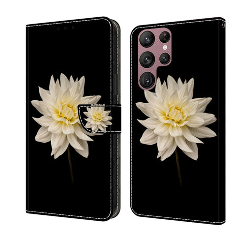 Crystal 3D Shockproof Protective Leather Phone Case, For Samsung Galaxy S22 Ultra, For Samsung Galaxy S22+