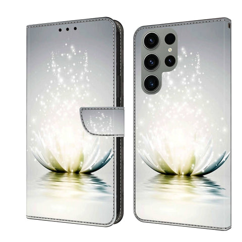 Crystal 3D Shockproof Protective Leather Phone Case, For Samsung Galaxy S23 Ultra, For Samsung Galaxy S23