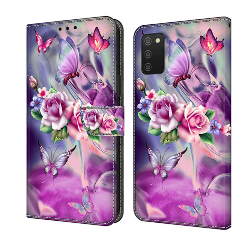 Crystal 3D Shockproof Protective Leather Phone Case, For Samsung Galaxy A53, For Samsung Galaxy A03s