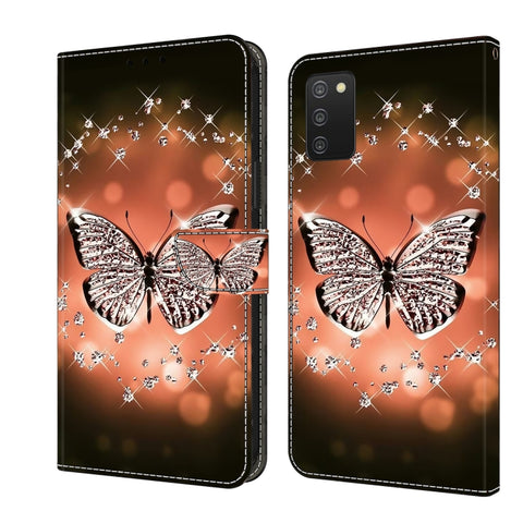 Crystal 3D Shockproof Protective Leather Phone Case, For Samsung Galaxy A53, For Samsung Galaxy A03s