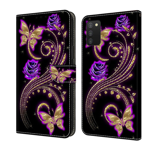 Crystal 3D Shockproof Protective Leather Phone Case, For Samsung Galaxy A53, For Samsung Galaxy A03s